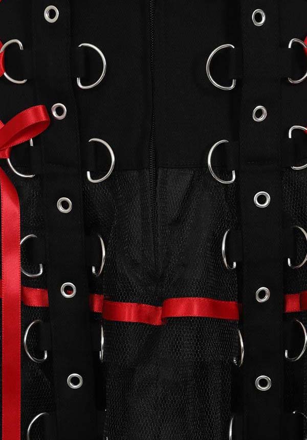 Chai [Black/Red] | MINI SKIRT