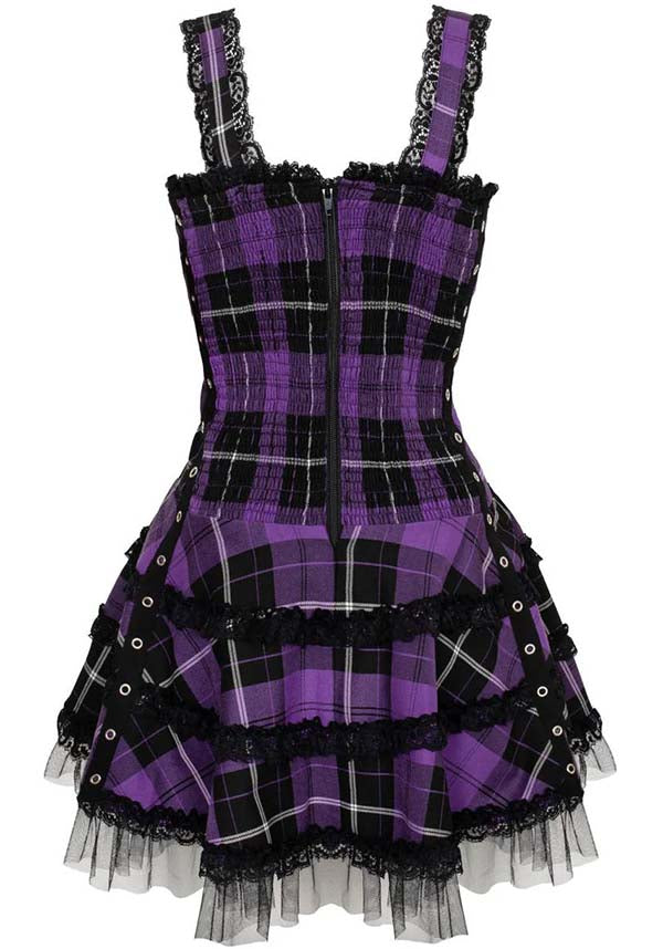Harley Tartan [Purple] | DRESS