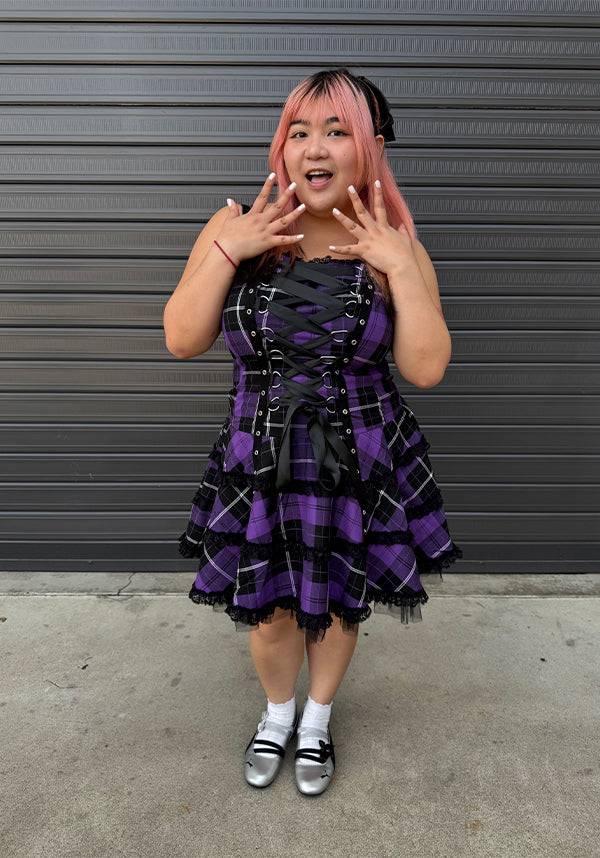 Harley Tartan [Purple] | DRESS