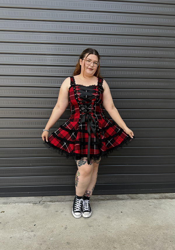 Harley Tartan [Red] | DRESS