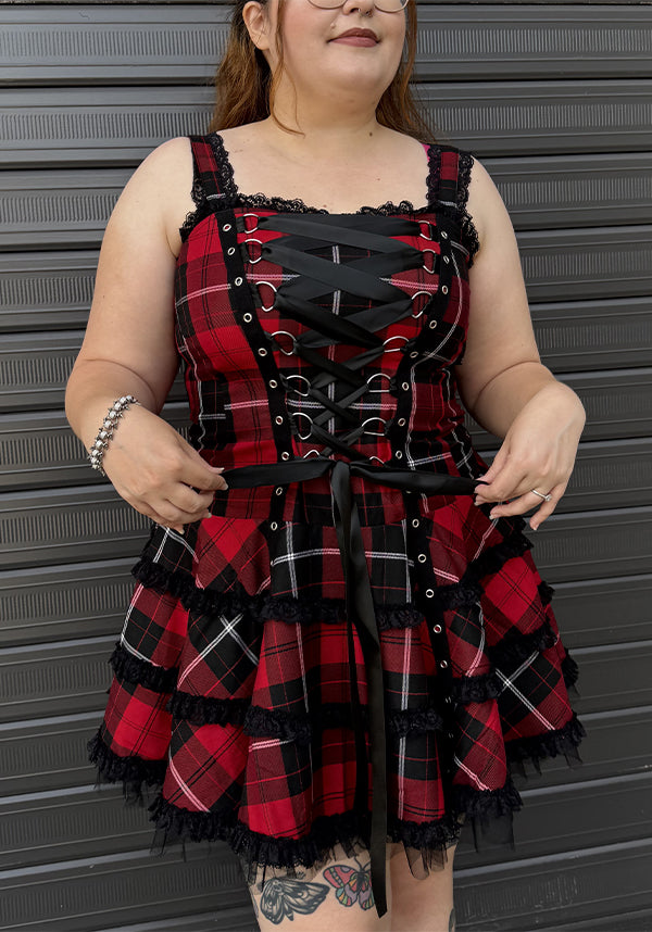 Harley Tartan [Red] | DRESS