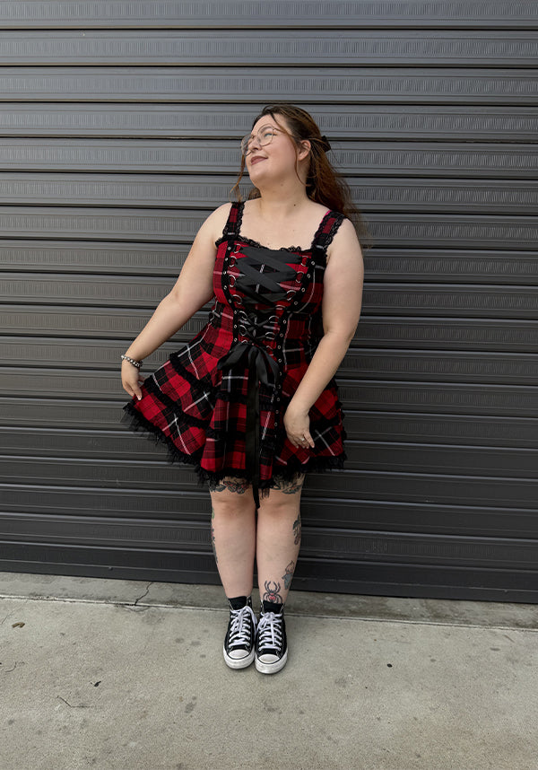 Harley Tartan [Red] | DRESS