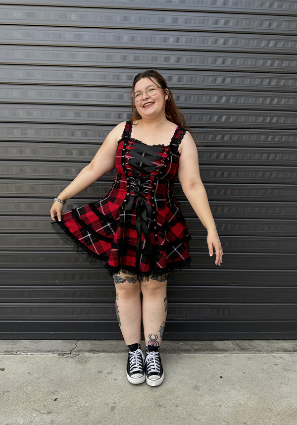 Harley Tartan [Red] | DRESS