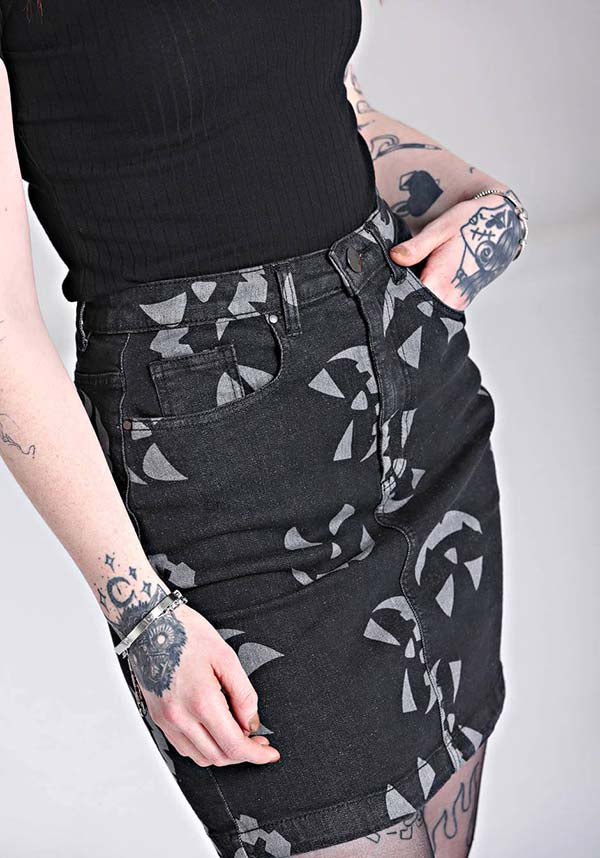 Jack-O-Lantern [Black] | SKIRT**
