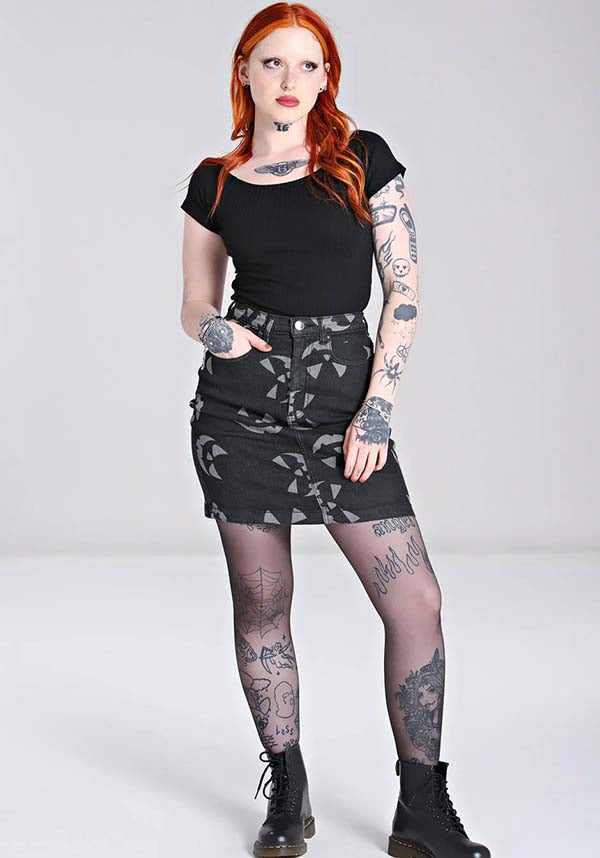 Jack-O-Lantern [Black] | SKIRT**