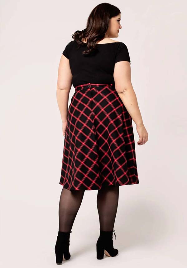 Janine [Black/Red] | SKIRT*