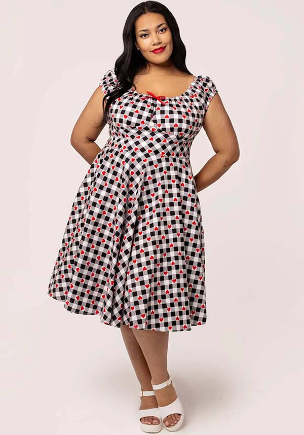 Leonie [Black/White] | DRESS