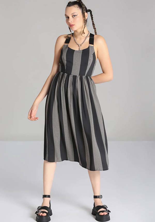 Lita [Black/Grey] | DRESS**
