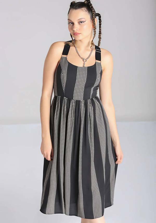 Lita [Black/Grey] | DRESS**