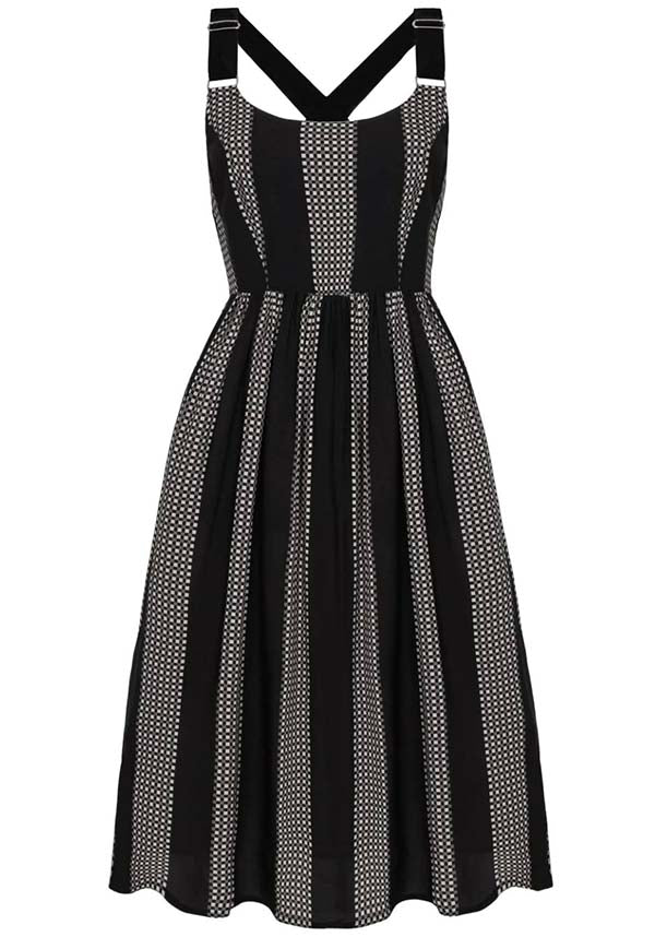 Lita [Black/Grey] | DRESS**