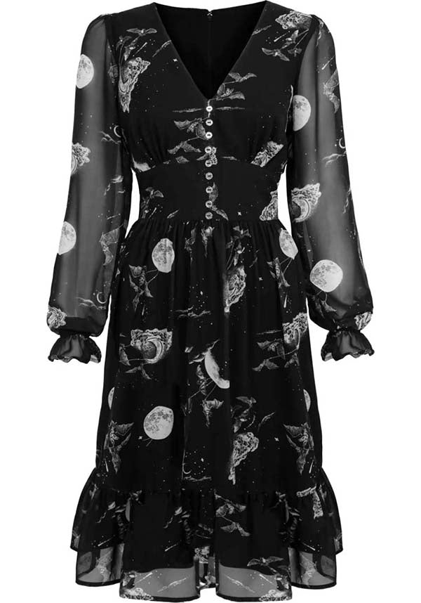 Under The Moonlight Dress- BLACK main image 1