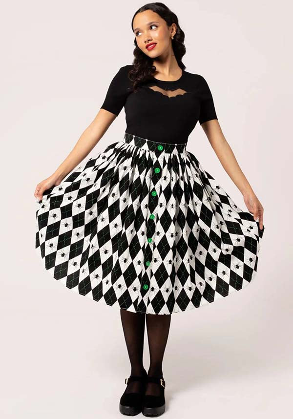 Regina [Black/White] | SKIRT*