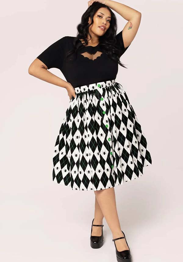 Regina [Black/White] | SKIRT*