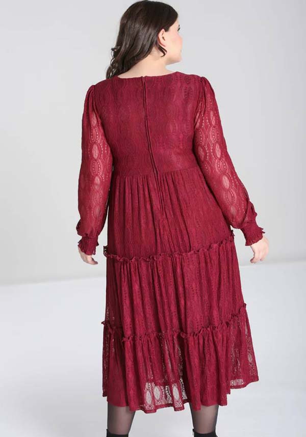 Rhea [Burgundy] | DRESS