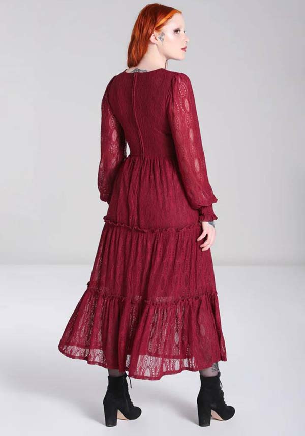 Rhea [Burgundy] | DRESS