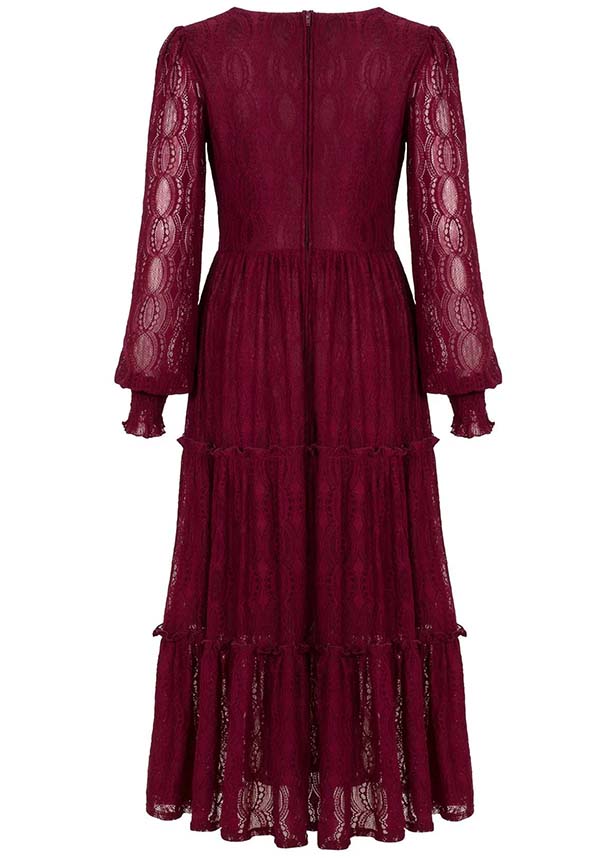 Rhea [Burgundy] | DRESS