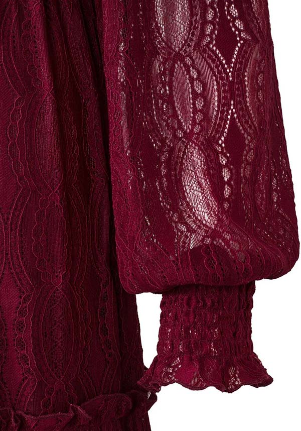 Rhea [Burgundy] | DRESS