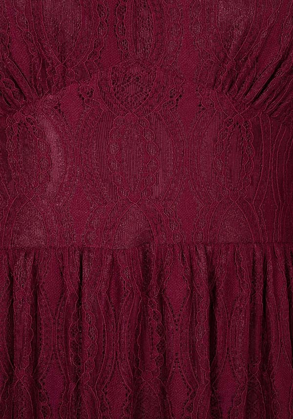 Rhea [Burgundy] | DRESS