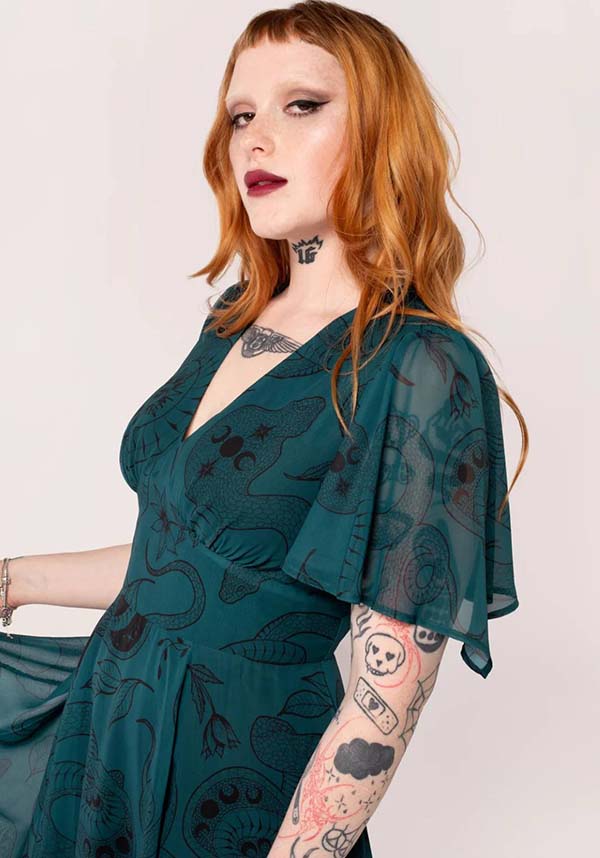 Hell Bunny | Venom Midi Dress | BESERK Australia