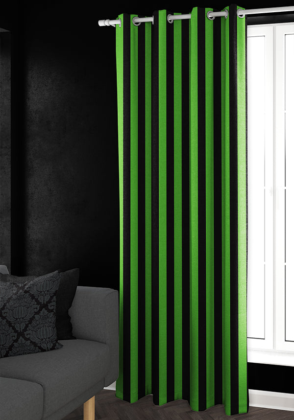 Ectoplasm [Green/Black] [Eyelet] | BLACKOUT CURTAIN
