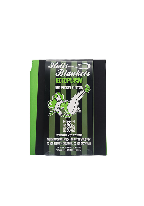 Ectoplasm [Green/Black] [Rod Pocket] | BLACKOUT CURTAIN