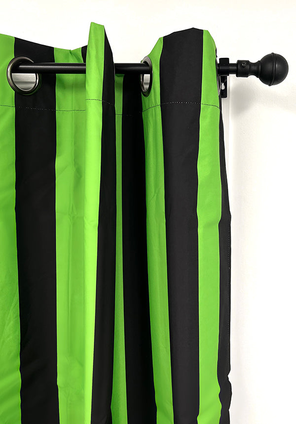 Ectoplasm [Green/Black] [Eyelet] | BLACKOUT CURTAIN