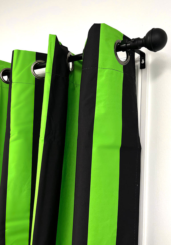 Ectoplasm [Green/Black] [Eyelet] | BLACKOUT CURTAIN