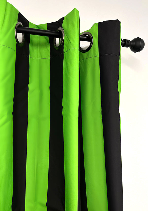 Ectoplasm [Green/Black] [Eyelet] | BLACKOUT CURTAIN