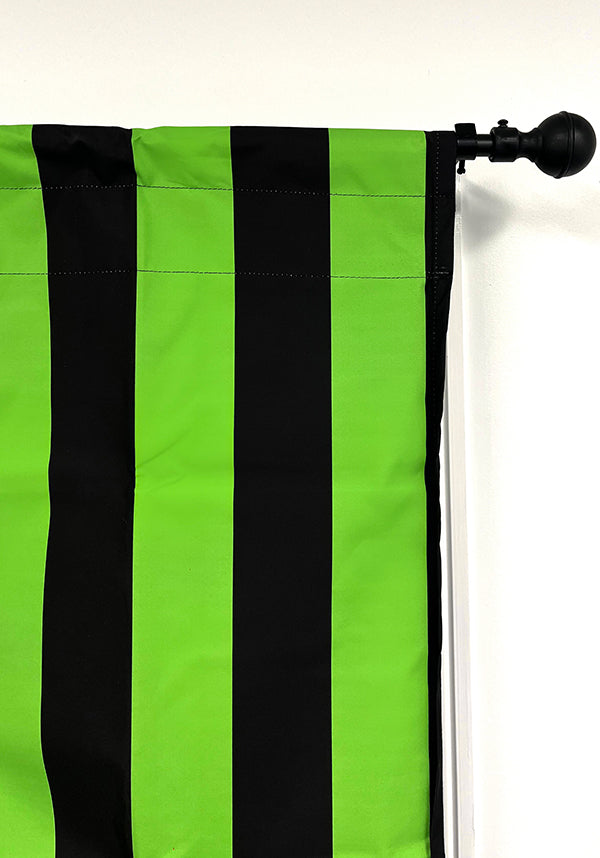 Ectoplasm [Green/Black] [Rod Pocket] | BLACKOUT CURTAIN