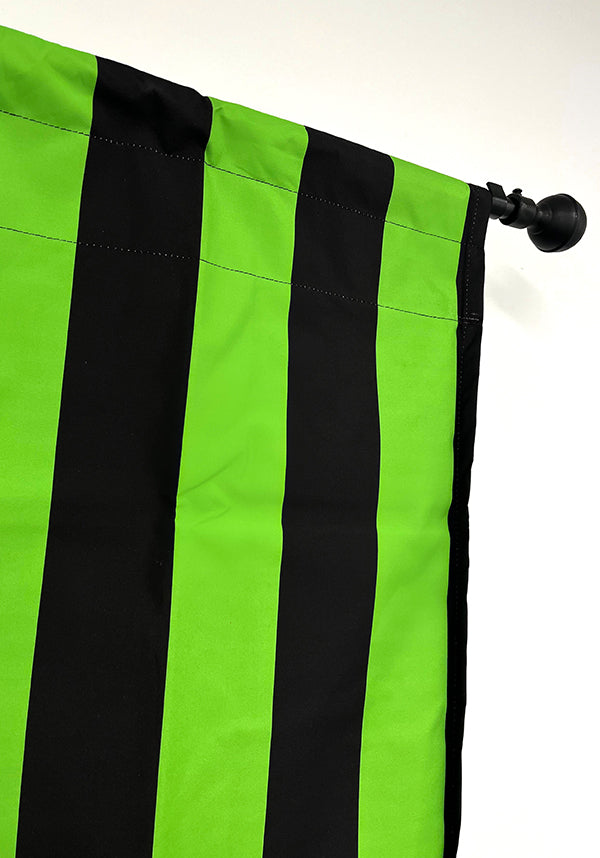 Ectoplasm [Green/Black] [Rod Pocket] | BLACKOUT CURTAIN