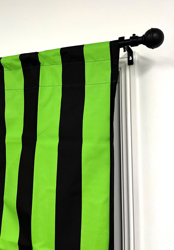 Ectoplasm [Green/Black] [Rod Pocket] | BLACKOUT CURTAIN