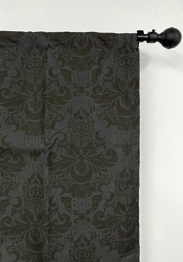 Good Mourning [Black] [Rod Pocket] | BLACKOUT CURTAIN