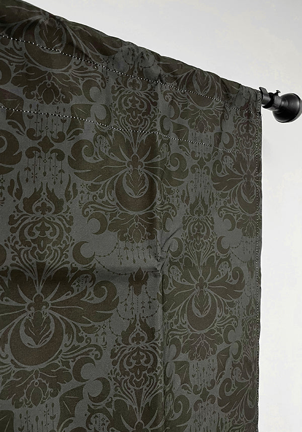 Good Mourning [Black] [Rod Pocket] | BLACKOUT CURTAIN
