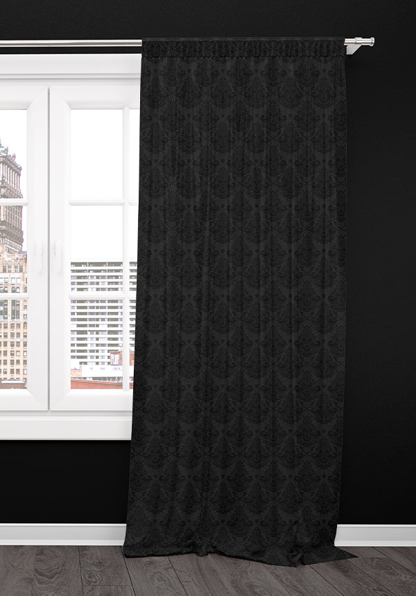 Good Mourning [Black] [Rod Pocket] | BLACKOUT CURTAIN