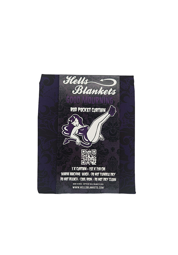 Good Mourning [Purple] [Rod Pocket] | BLACKOUT CURTAIN