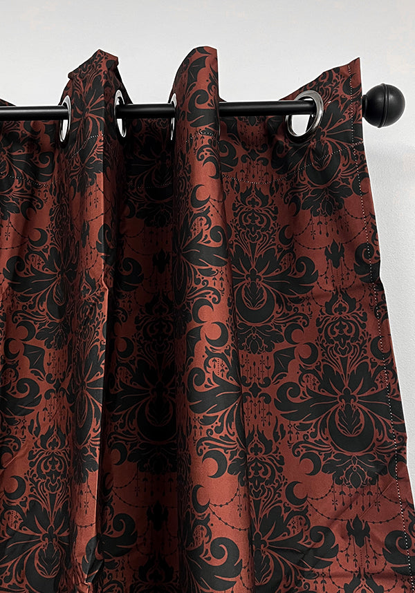 Good Mourning [Sienna/Black] [Eyelet] | BLACKOUT CURTAIN
