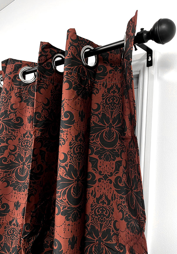 Good Mourning [Sienna/Black] [Eyelet] | BLACKOUT CURTAIN