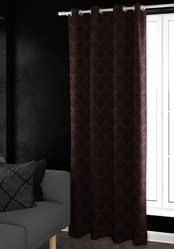 Good Mourning [Sienna/Black] [Eyelet] | BLACKOUT CURTAIN