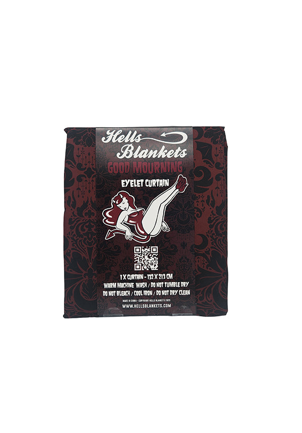 Good Mourning [Sienna/Black] [Eyelet] | BLACKOUT CURTAIN