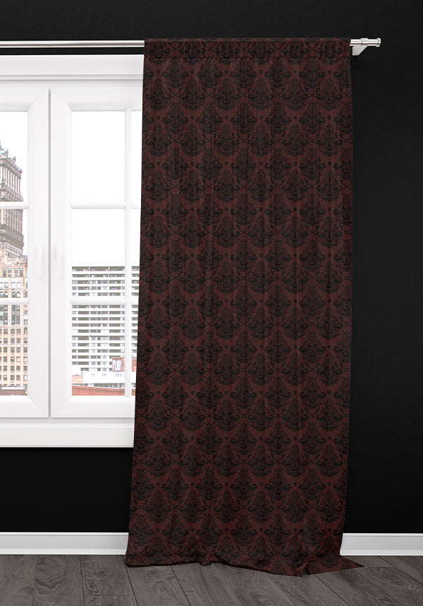 Good Mourning [Sienna/Black] [Rod Pocket] | BLACKOUT CURTAIN