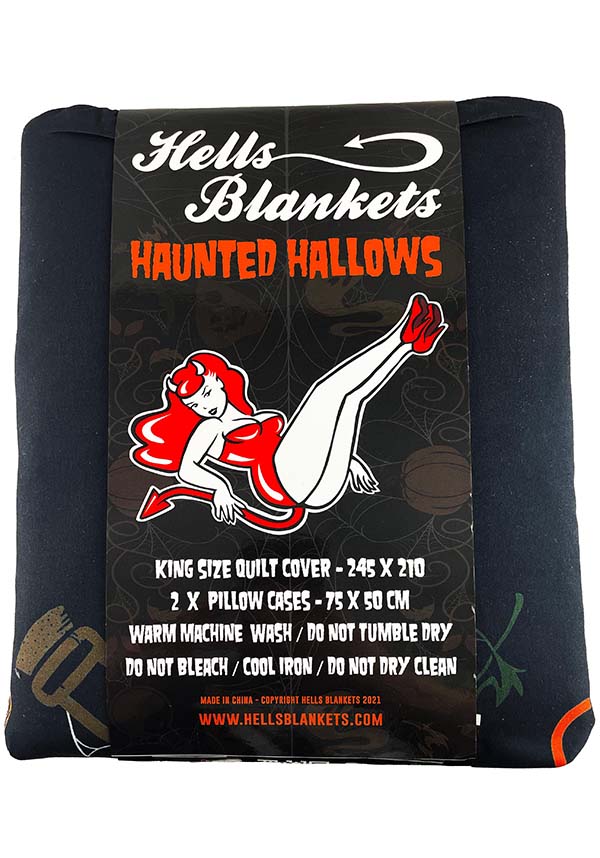 Haunted Hallows | QUEEN QUILT SET**