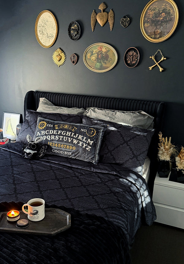 Haunted Harvest [Black/Grey] | QUILT SET [KING]