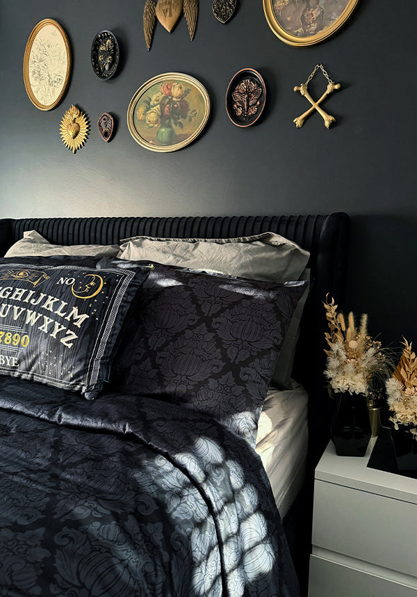 Haunted Harvest [Black/Grey] | QUILT SET [SUPER KING]