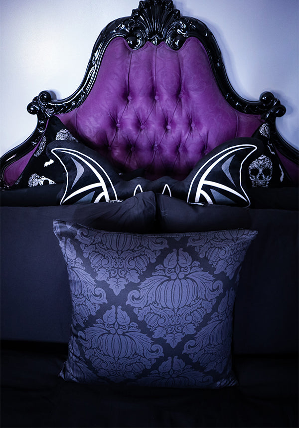 Haunted Harvest [Black/Grey] | CUSHION COVER