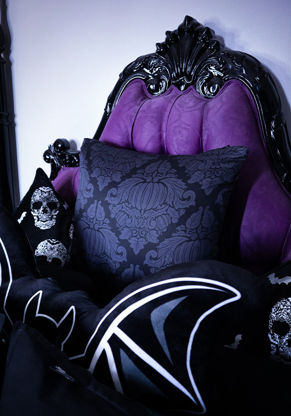 Haunted Harvest [Black/Grey] | CUSHION COVER