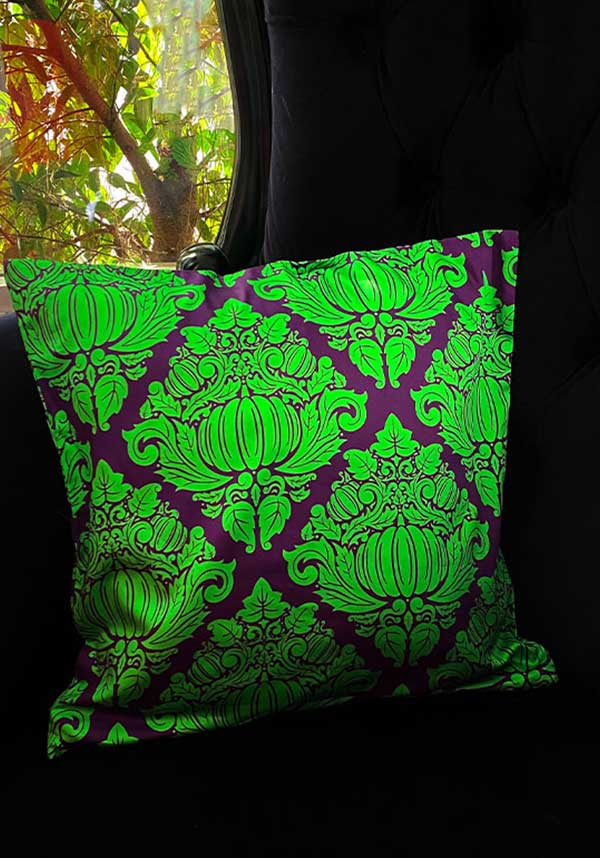 Haunted Harvest [Green/Purple] | CUSHION COVER