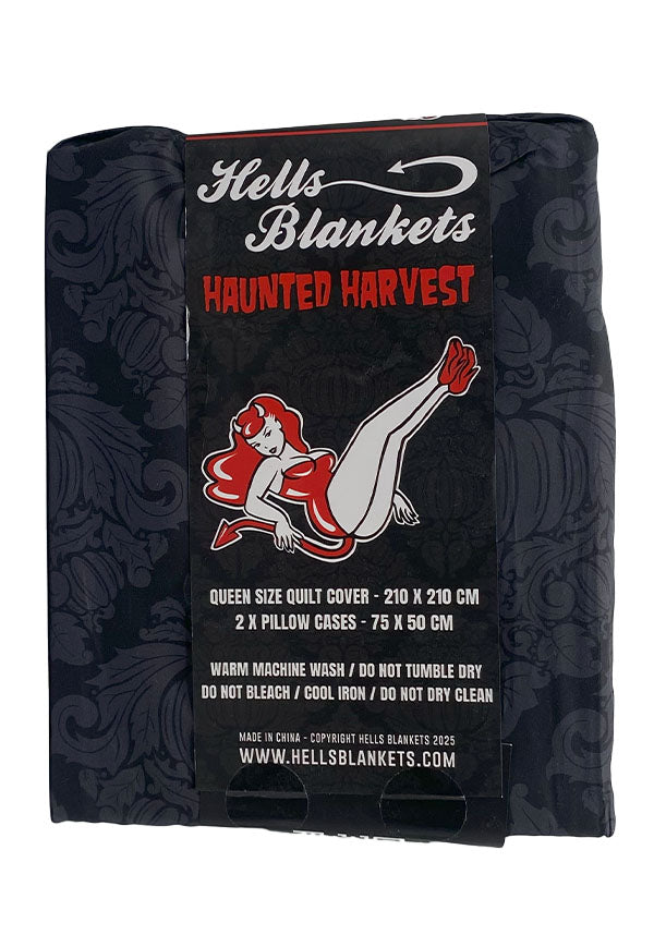 Haunted Harvest [Black/Grey] | QUILT SET