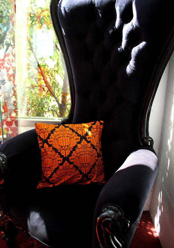 Haunted Harvest [Black/Orange] | CUSHION COVER