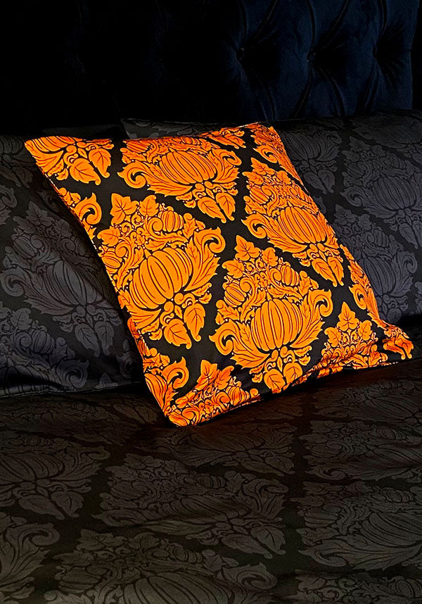 Haunted Harvest [Black/Orange] | CUSHION COVER