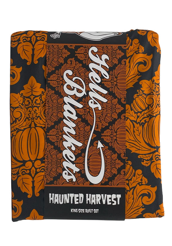 Haunted Harvest [Black/Orange] | QUILT SET